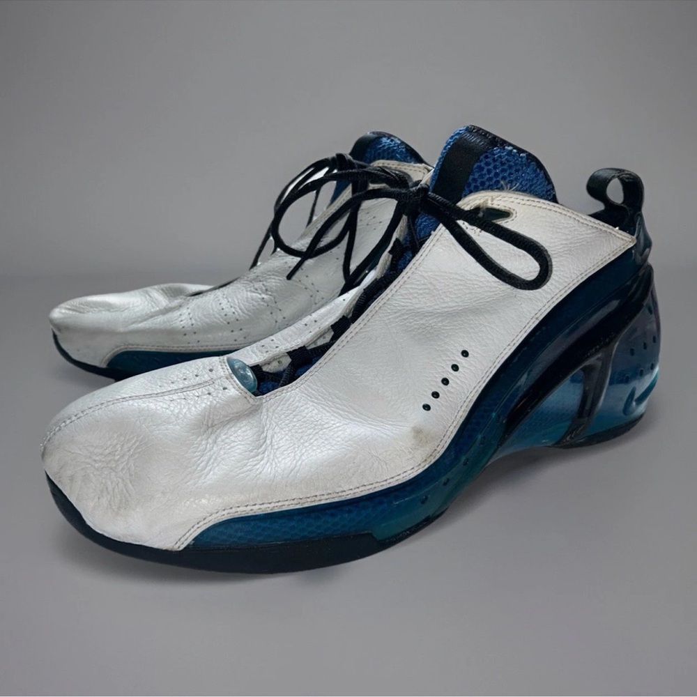 Mens Nike Air Zoom Ultraflight Royal Blue/white Basketball Sneakers Sz 17